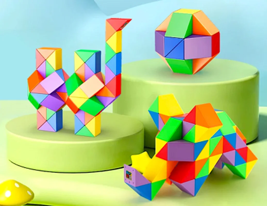 روبیک ماری ۶۰ قطعه برند QY Toys در شکل هندسی