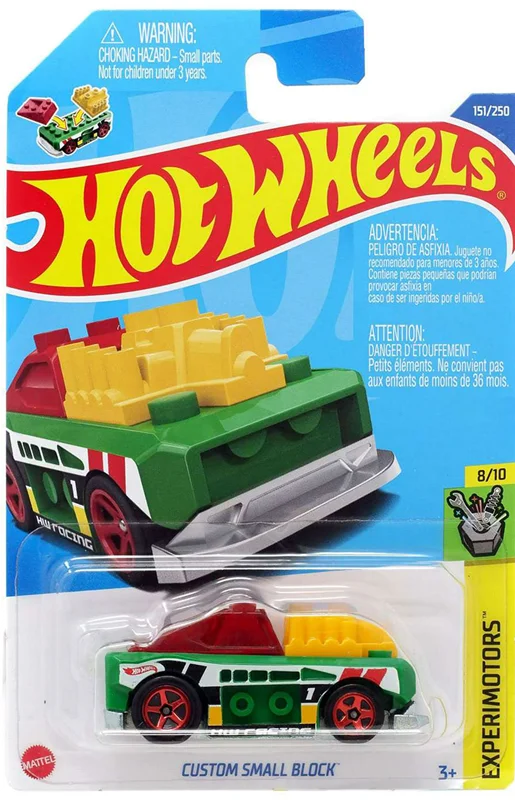 خرید ماشین فلزی ماکت فلزی هات ویلز «کاستوم اسمال بلاک» ماشین فلزی Hot Wheels Custom Small Block Experimotors 8/10  151/250