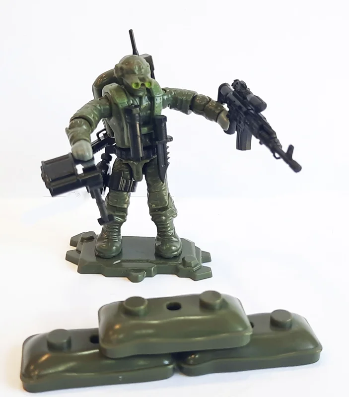 خرید لگو «سرباز نیروی ویژه با تجهیزات نظامی»، لگو ارتشی، لگو نظامی لگو سرباز، لگو آدمکی، مینی فیگور آدمک، مینی فیگور لگویی  X-Block Special Troops Military Soldier minifigures Lego Series XJ-981F