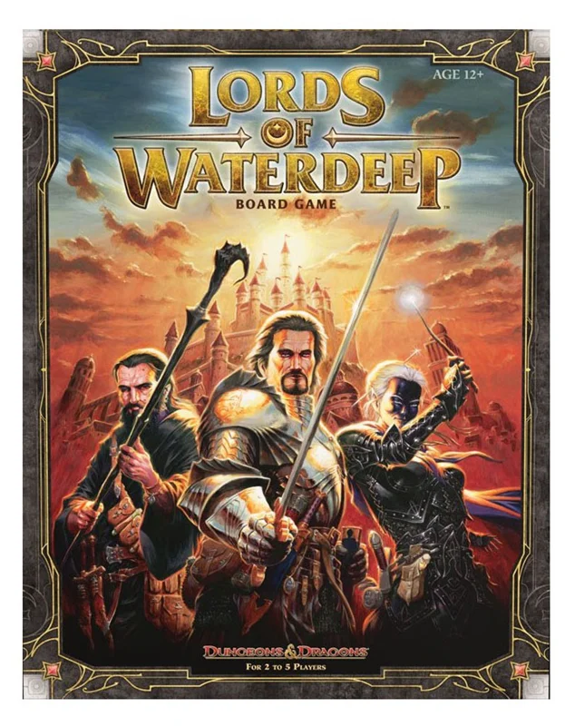 نمای جلوی جعبه بازی اربابان واتردیپ Lords of Waterdeep