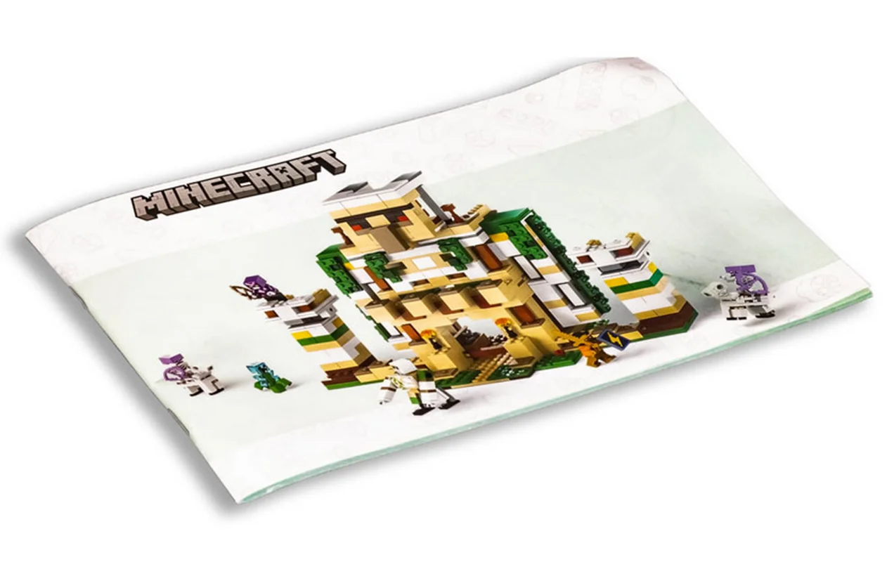 دفترچه راهنمای لگو Minecraft برای ساخت معبد