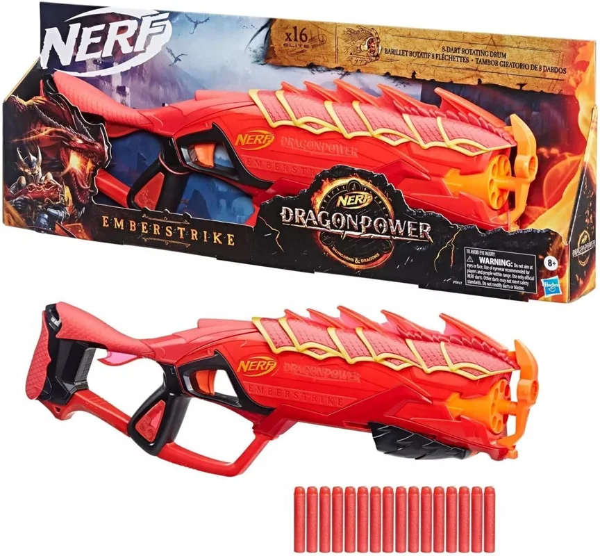 خرید تفنگ نرف «قدرت اژدها» Nerf DragonPower Emberstrike Blaster F0812HAS