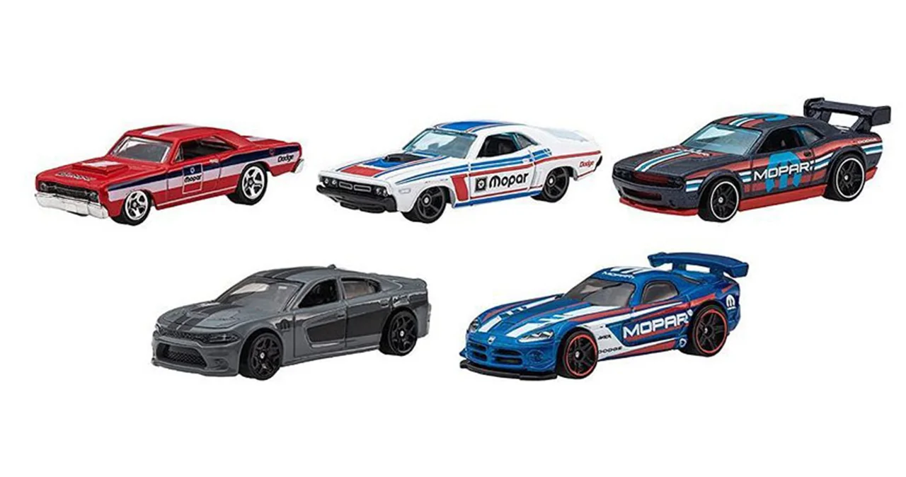 خرید ست ماشین فلزی هات ویلز ماشین «ست 5 تایی Mopar Series GDG44» ماشین فلزی Hot Wheels Mopar Series Dodge Set Of 5 GDG44