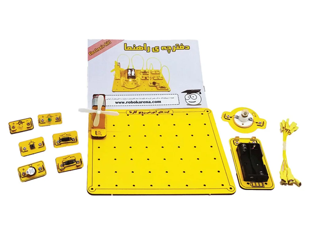 خرید بازی فکری «آزمایشگاه الکترونیک مقدماتی» robokarena Toy Electonics Labroratory Basic