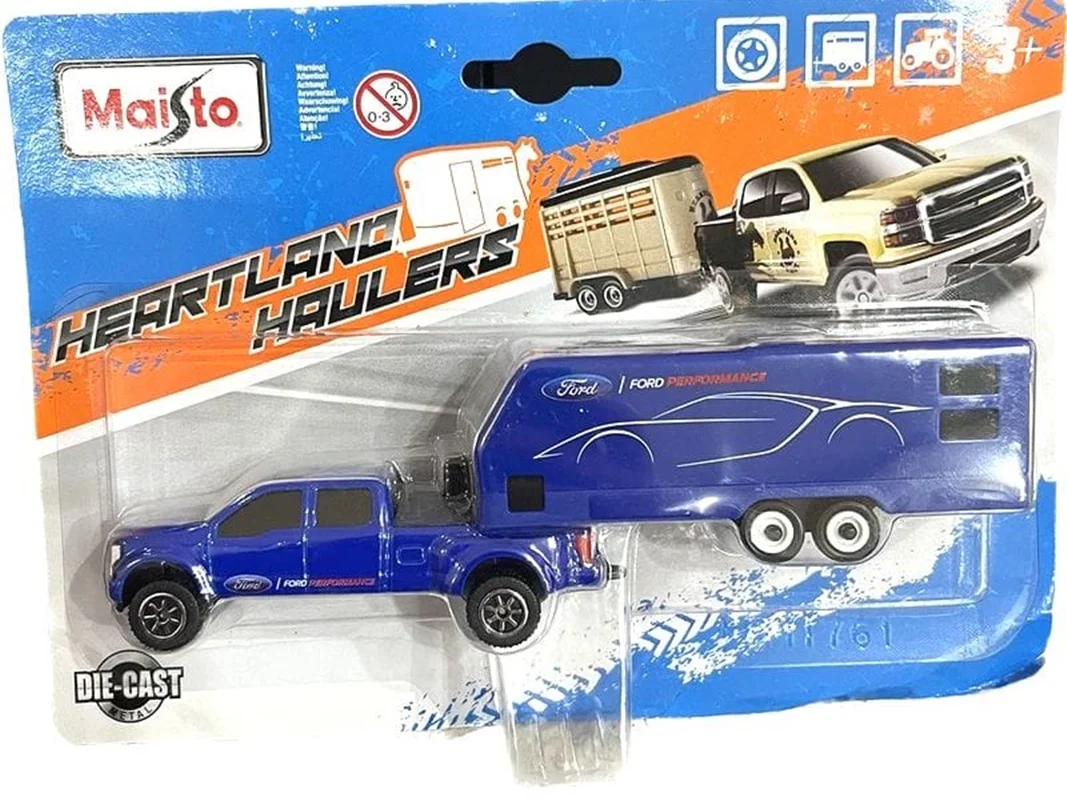بسته بندی ماشین فلزی هارتلند هاولرز فورد پرفورمنس Maisto Heartland Haulers Ford Performance