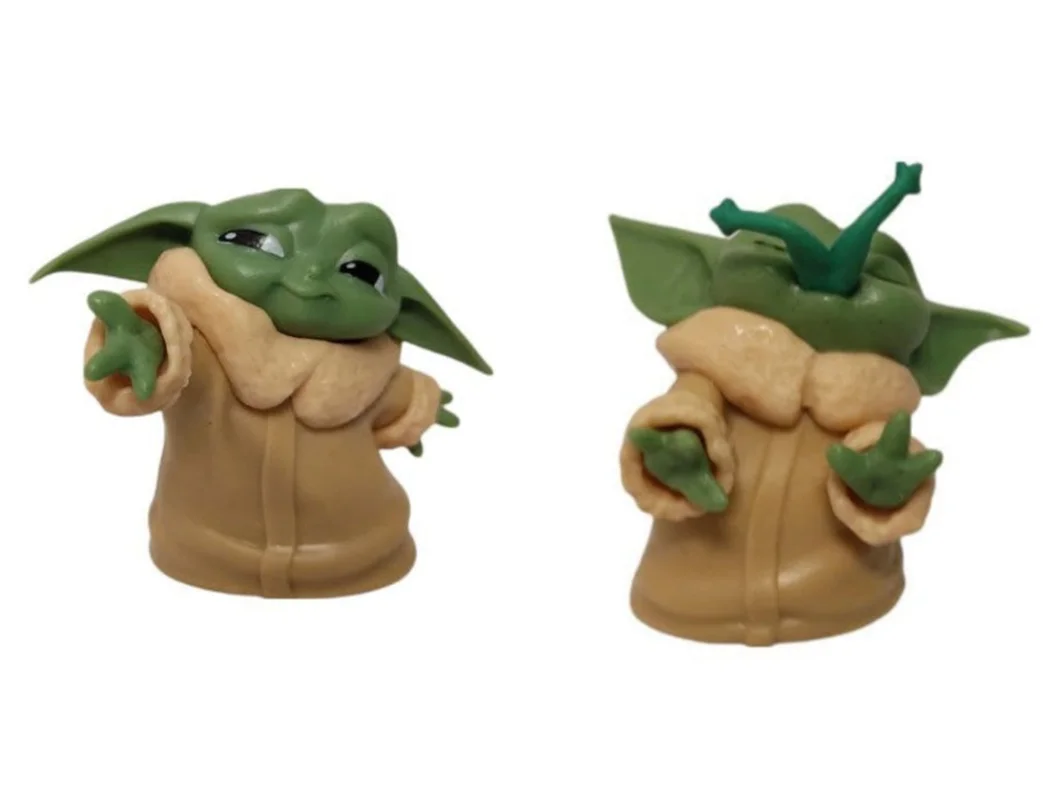 خرید فیگور های جنگ ستارگان «ست 6 تایی بیبی یودا» Mandalorian Yoda Baby Action Figure 6pcs/set