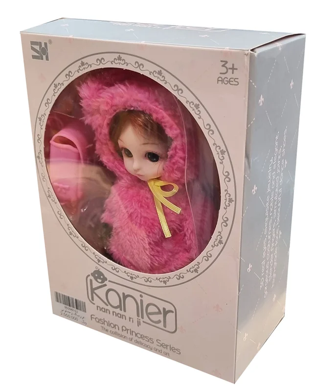 خرید اسباب بازی «عروسک مفصلی چشم تیله ای زمستانی» Kanier nan nan ri fashion Princess Series 201871