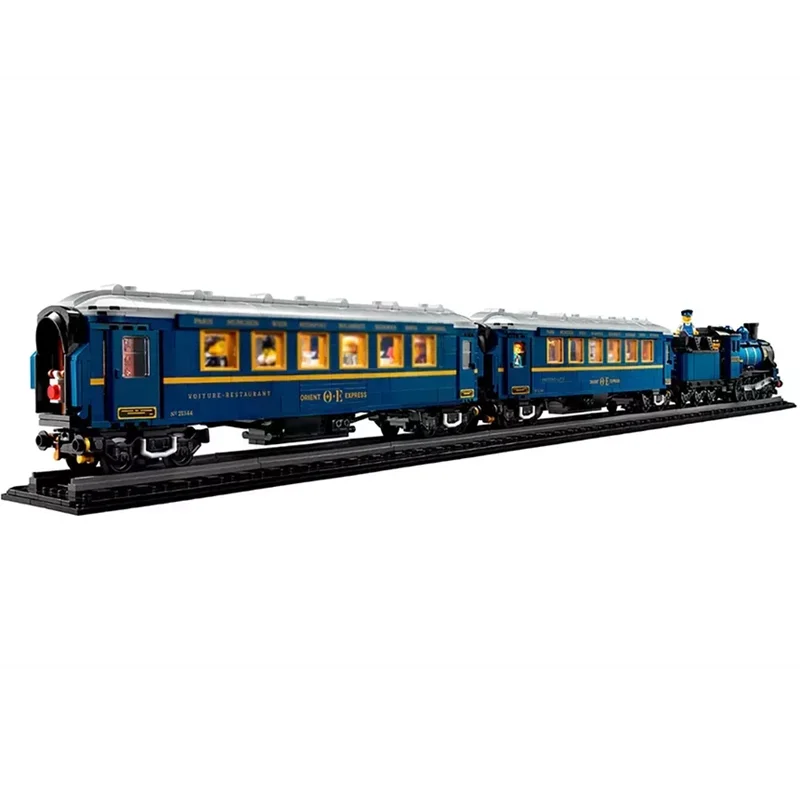 لگو قطار اورینت اکسپرس Lego Orient Express 21333 نمای سه بعدی مهندسی