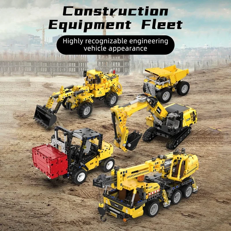 خرید لگو کادا «جرثقیل متحرک فناوری تکنولوژی» Cada Blocks Technology Crane Construction Vehicle Kit C65005W