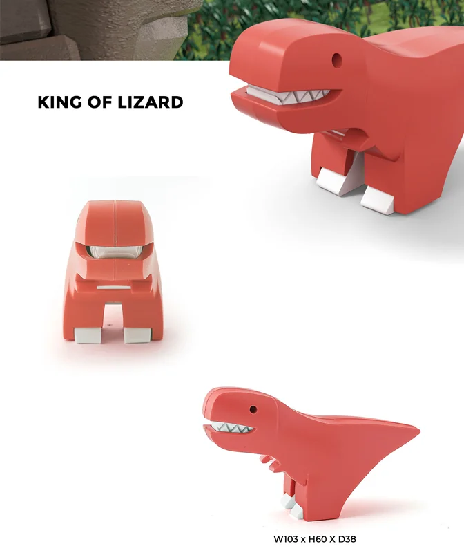 خرید بازی فکری ساختنی 3 بعدی مغناطیسی «دایناسور تیرکس»  Halftoys 3D Bone Puzzle Magnet Play Dino friends T-rex HDS002