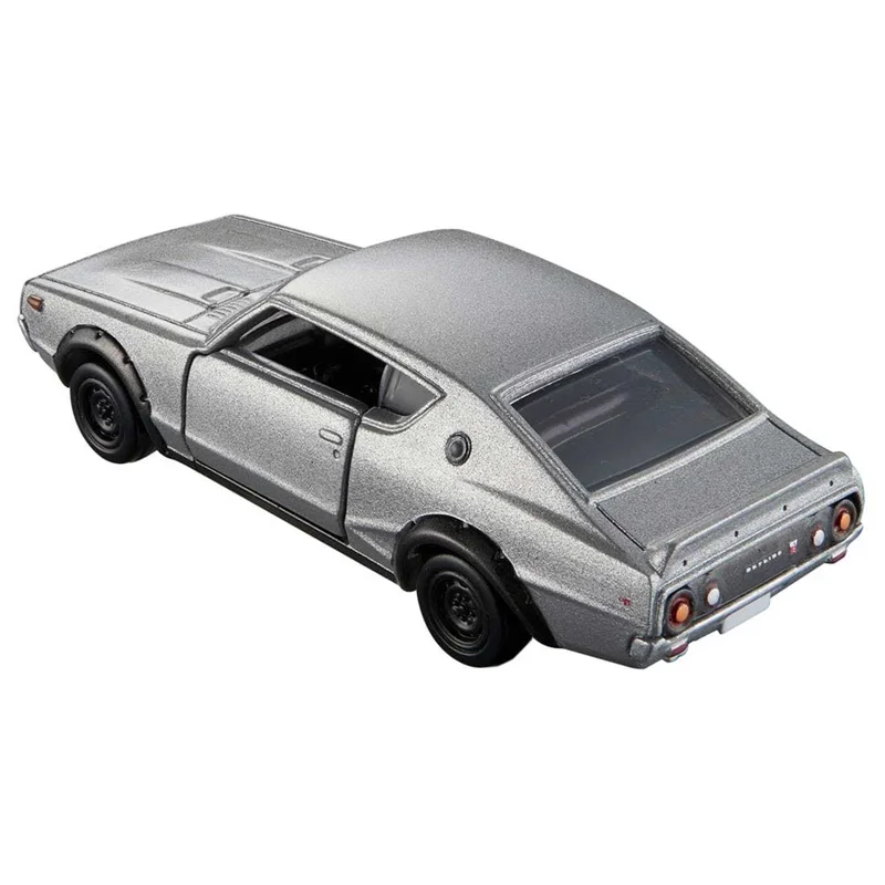 ماکت فلزی ماشین 1/61  Takara Tomy Tomica Premium Nissan Skyline 2000 GT-R (kpgc 110) تامی تومیکا نیسان اسکای لاین خاکستری درب باز شو