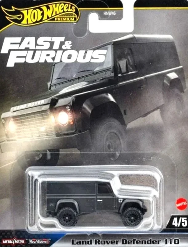 بسته بندی هات ویلز لند روور دیفندر 110 مدل فست اند فیوریوس Hot Wheels Premium Land Rover Defender 110