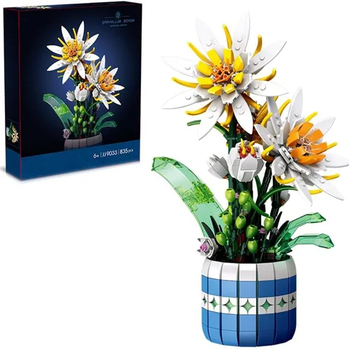 لگو گلدان گل بونسای اپی فیلوم Epiphyllum Bonsai JJ9033
