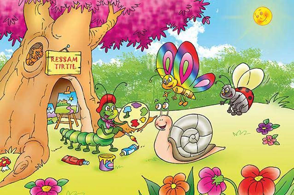 خرید آرت پازل کودکان چوبی 25 تکه «کرم ابریشم نقاش»  Heidi Art Puzzle Kids Painter Caterpillar Wooden Puzzle 25 pcs 5873