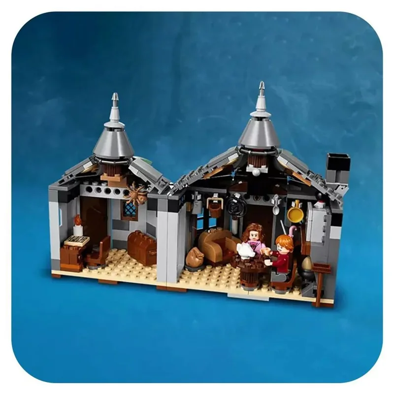 خرید لگو کلبه، لگو هری پاتر، لگو هرمیون، لگو هاگرید، لگو رون ویلی، لگو «کلبه هاگرید، جهان جادویی فانتزی»  Lego Building Blocks Harry Potter 6087