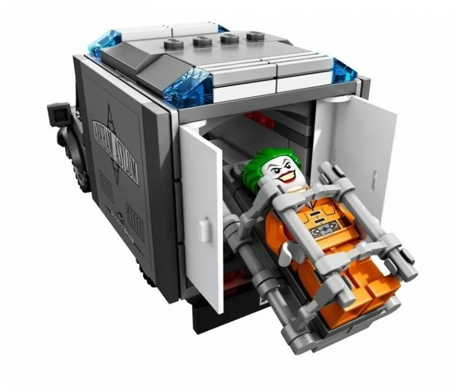 خرید لگو جی سی «فرار جوکر از بیمارستان آرکام» Building Blocks JiSi Super Heroes Arkham Asylum Escape lego 7124