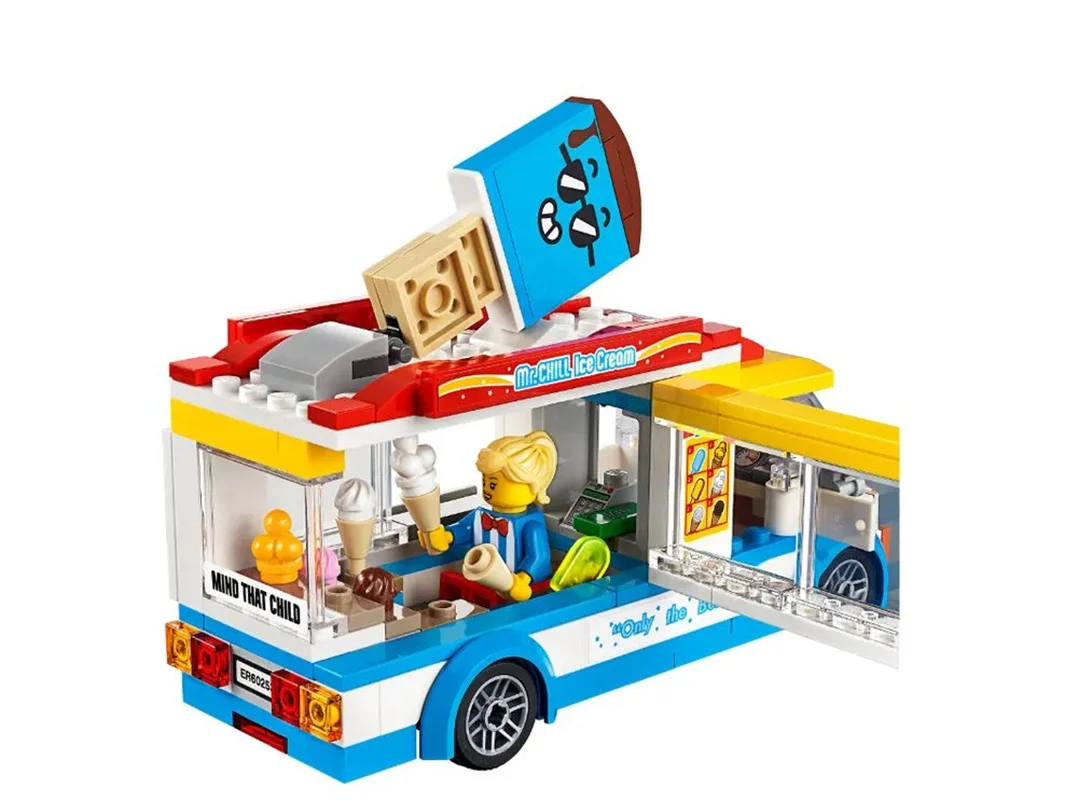 ،لگو بستنی، لگو دختر، لگو شهری، لگو اسکیت برد، لگو «کامیون بستنی»  Lego Cities Cream Truck 11528