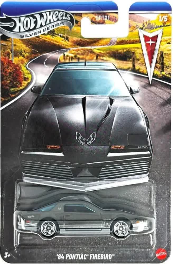 ماشین هات ویلز پریمیوم سری سیلور پونتیاک فایربرد ۱۹۸۴ مدل Premium Silver Series 84 Pontiac Firebird