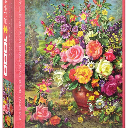 پازل یوروگرافیک 1000 تکه دسته گل 5883-6000