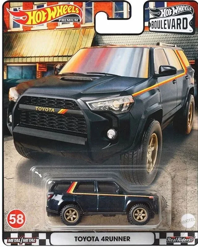 خرید ماشین فلزی ماکت فلزی هات ویلز کار کالچر «تویوتا 4رانر» ماشین فلزی Hot Wheels Car Culture Premium Boulevard Toyota 4Runner 58 HCR18