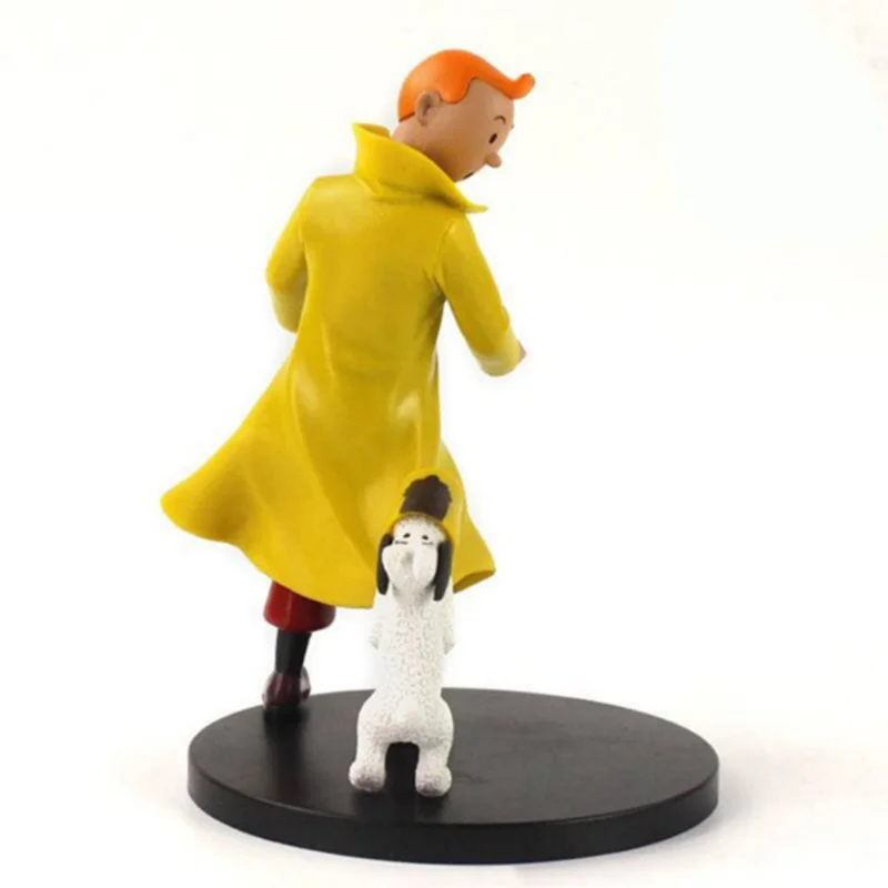 خرید اکشن فیگور های «تن تن و میلو» Action Figure The Adventures of Tintin, Tintin and Milo (Snowy) نارنجی با سطل