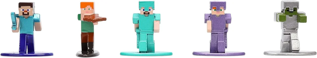 خرید نانو متال فیگور جادا «ماینکرفت بسته 20 تایی سری 6» Jada Minecraft Die-cast Nano Metalfigs 20-Pack Figure series 6 32502