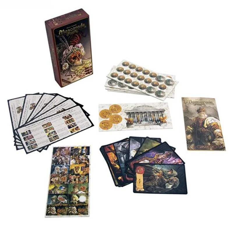 کارت های بازی فکری بالماسکه Masquerade Boardgame