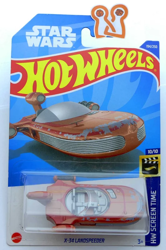 نمای کلی ماشین فلزی هات ویلز X-34 لند اسپیدر Hot Wheels X-34 Land Speeder