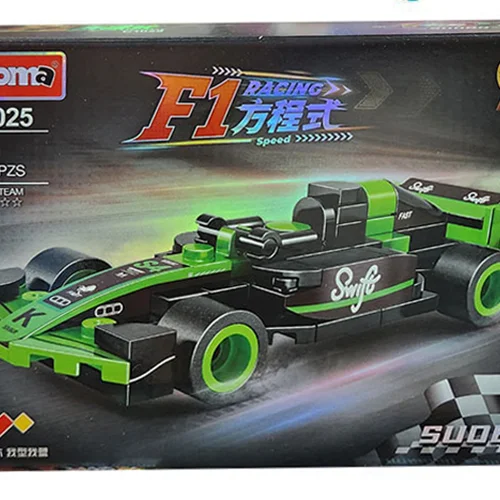 لگو ماشین فرمول یک سبز مشکی Suobo Team C1025-9