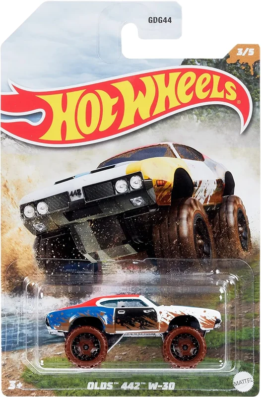 خرید ماشین فلزی هات ویلز ماشین «اولدز Olds 442 W-30» ماشین فلزی Hot Wheels Olds 442 W-30 3/5 GDG44