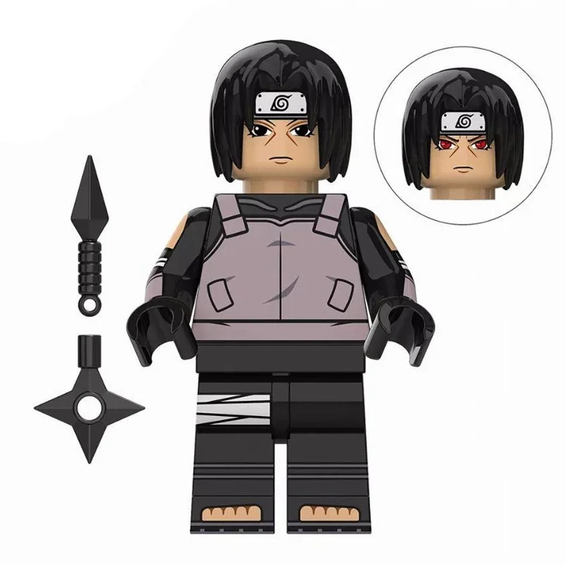 نمای جلو مینی فیگور لگو اوچیها هیتاچی UCHIHA HITACHI MINIFIGURE