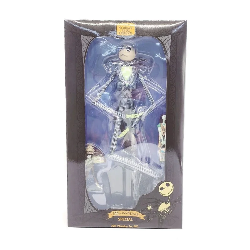 نمای روبرو از جعبه بستهبندی فیگور Jack Skellington