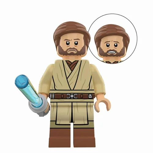 مینی فیگور لگو اوبی وان کنوبی با لباس سنتی جدای Obi-Wan Kenobi