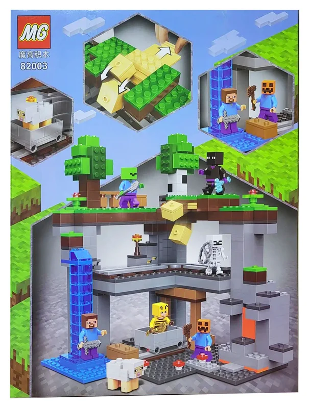 جعبه لگو اولین ماجراجویی Lego My World Minecraft First Adventure 82003