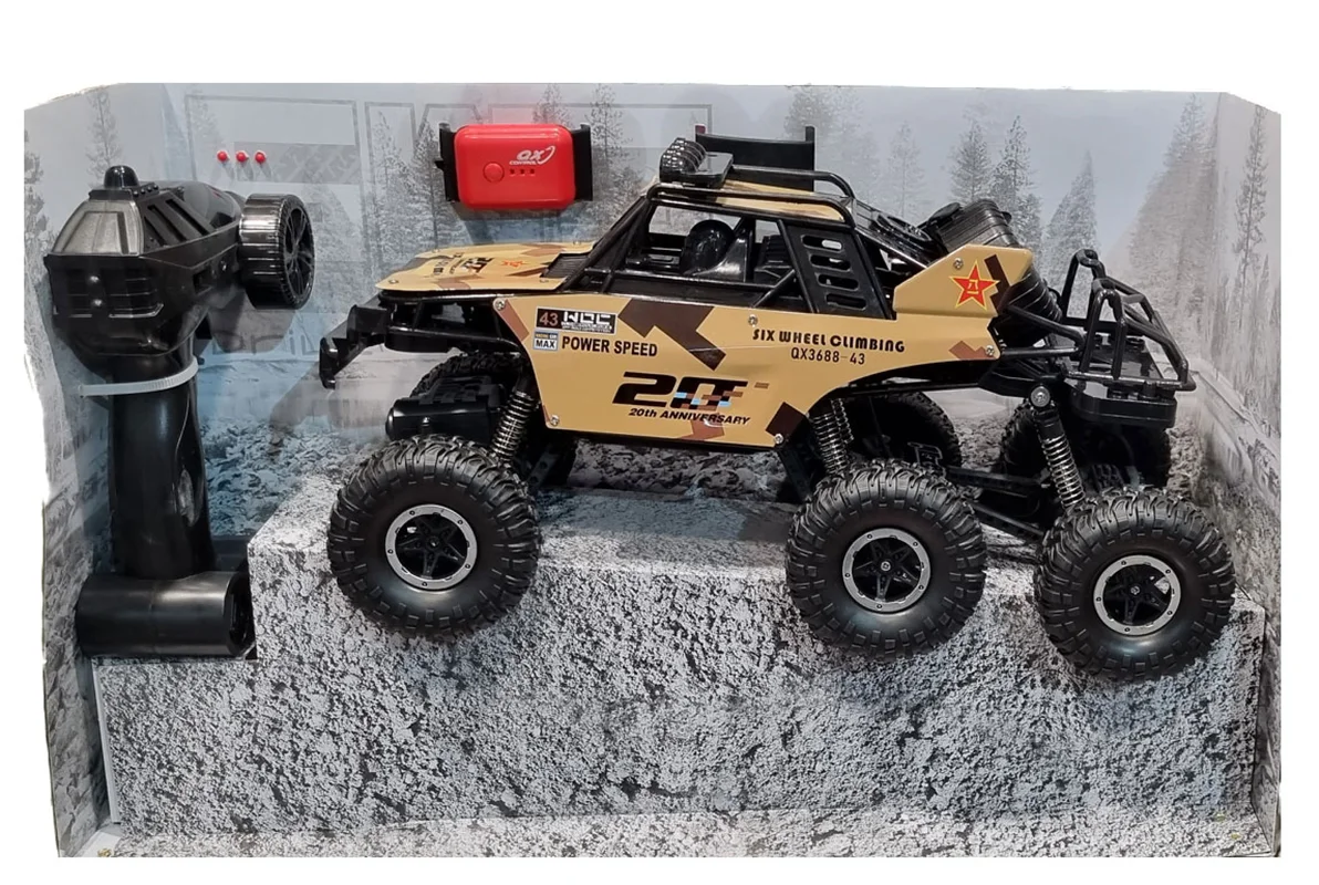 خرید ماشین کنترلی جونیوان «آفرود کوه نورد»  JUNYUAN Spray Off-Road Remote Control Rock Climber QX3688-43ST
