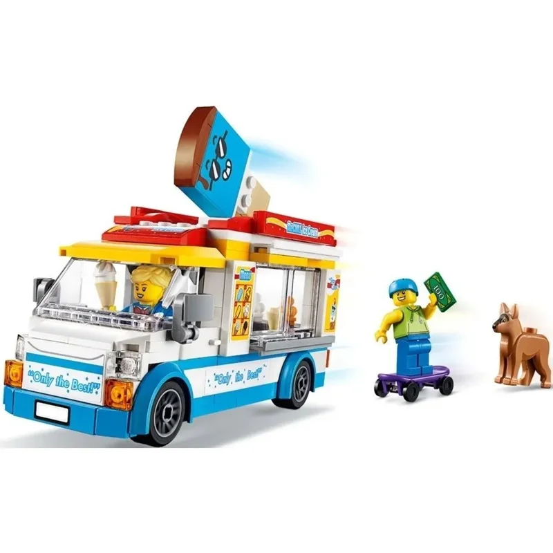 ،لگو بستنی، لگو دختر، لگو شهری، لگو اسکیت برد، لگو «کامیون بستنی»  Lego Cities Cream Truck 11528