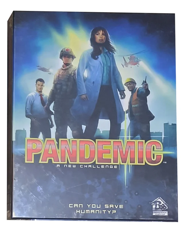نمای سهبعدی جعبه بازی فکری پندمیک Pandemic