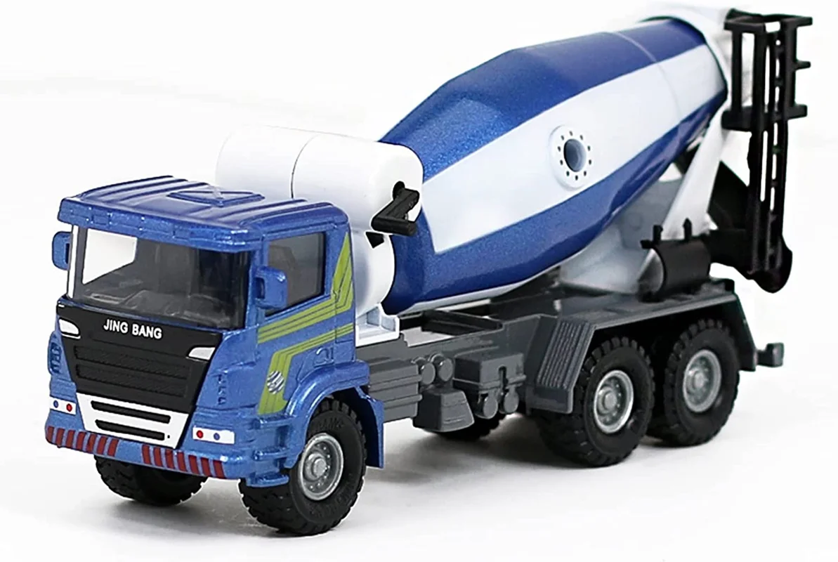 ماکت فلزی جینگ بنگ «ماشین مخلوط کن بتن میکسر بتن» Jing bang Diecast Concrete mixer