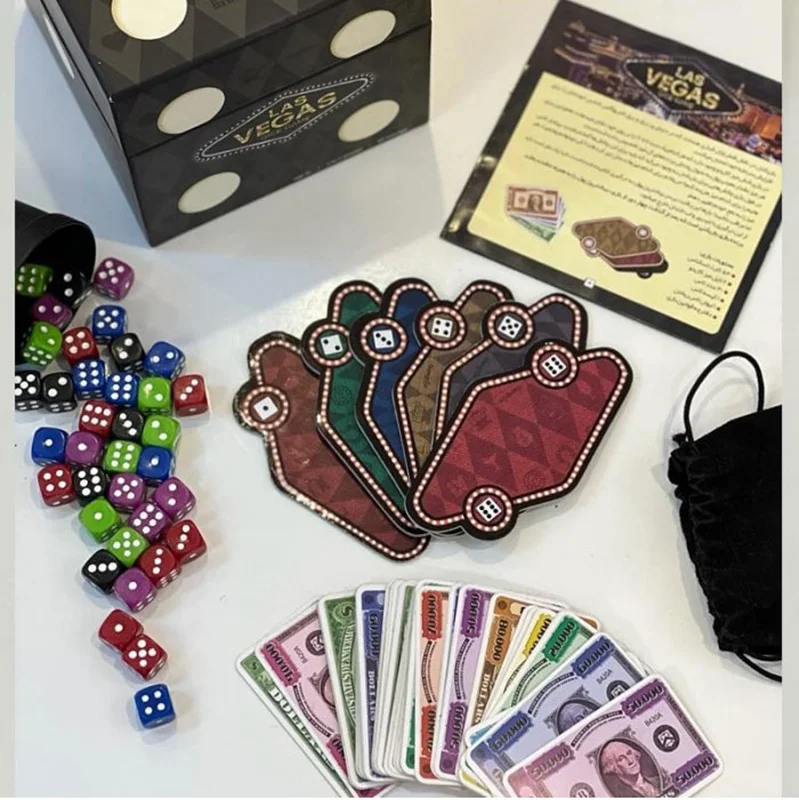 خرید بردگیم بازی فکری جدید لاس وگاس boardgame Las Vegas لاس وگاس