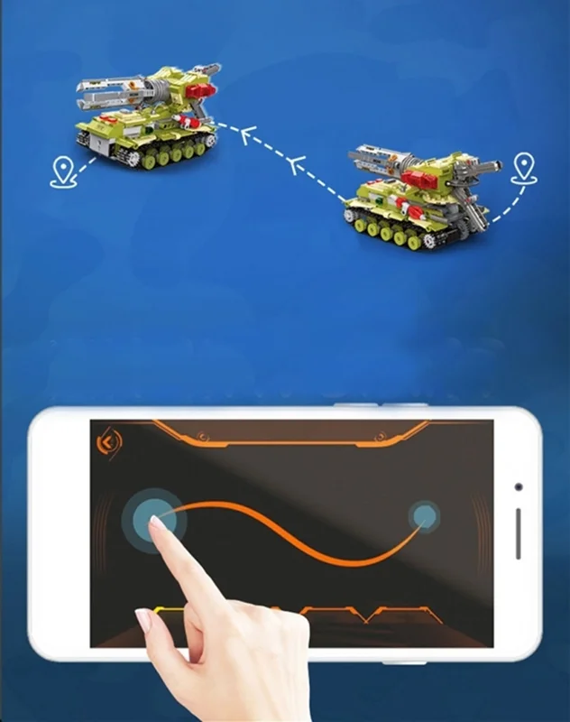 صفحه موبایل – نمایش نرمافزار کنترل موبایل برای تانک