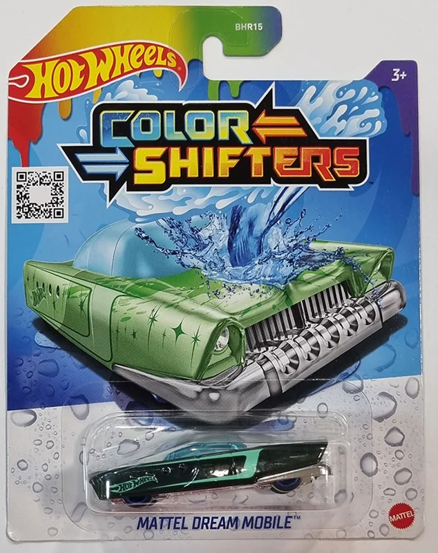 خرید ماشین فلزی هات ویلز ماشین «تغییردهنده رنگ، متل دریم موبایل» ماشین فلزی Hot Wheels Color Shifters Mattel Dream Mobile HXH09-LA15 BHR15