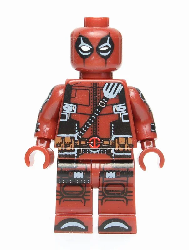 MiniFigure لگو ددپول با شمشیر و تفنگ