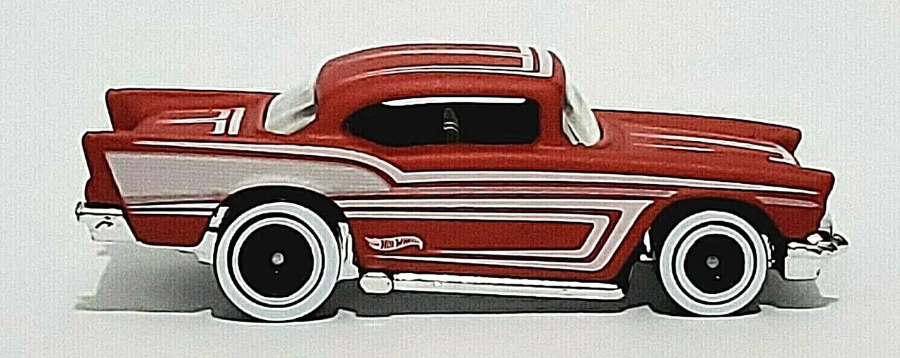 خرید ماشین فلزی ماکت فلزی هات ویلز «57 چوی» ماشین فلزی Hot Wheels 57 Chevy Chevy Bel Air 3/5 44/250