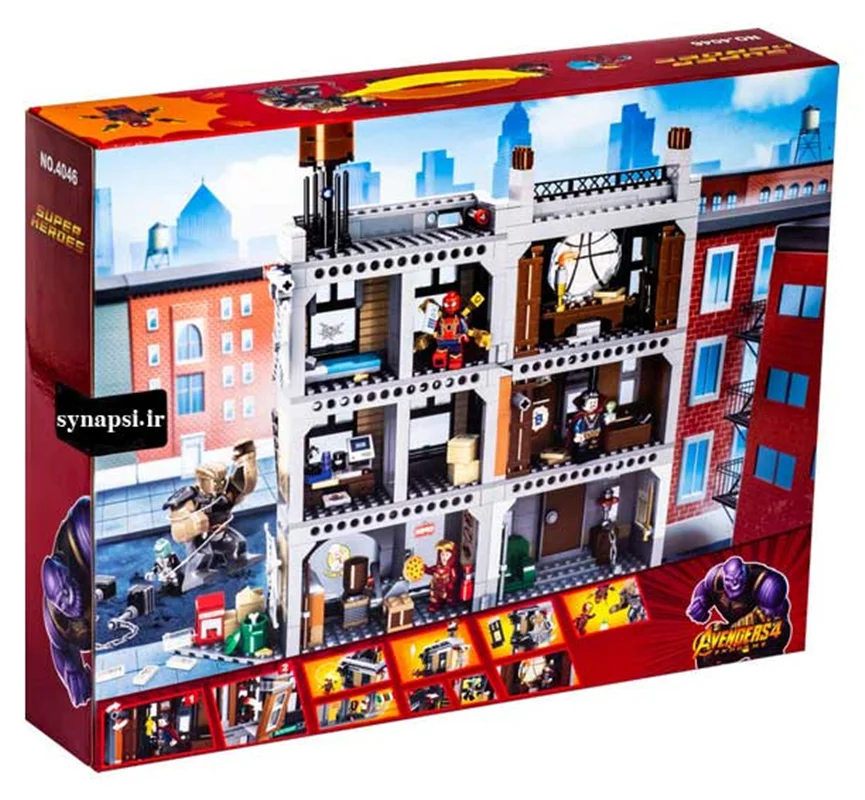 خرید لگو ساختنی مارول «خانه دکتر استرنج» Building Blocks Marvel Super Hero Toy Dr Strange Sanctum Sanctorum House lego 4046