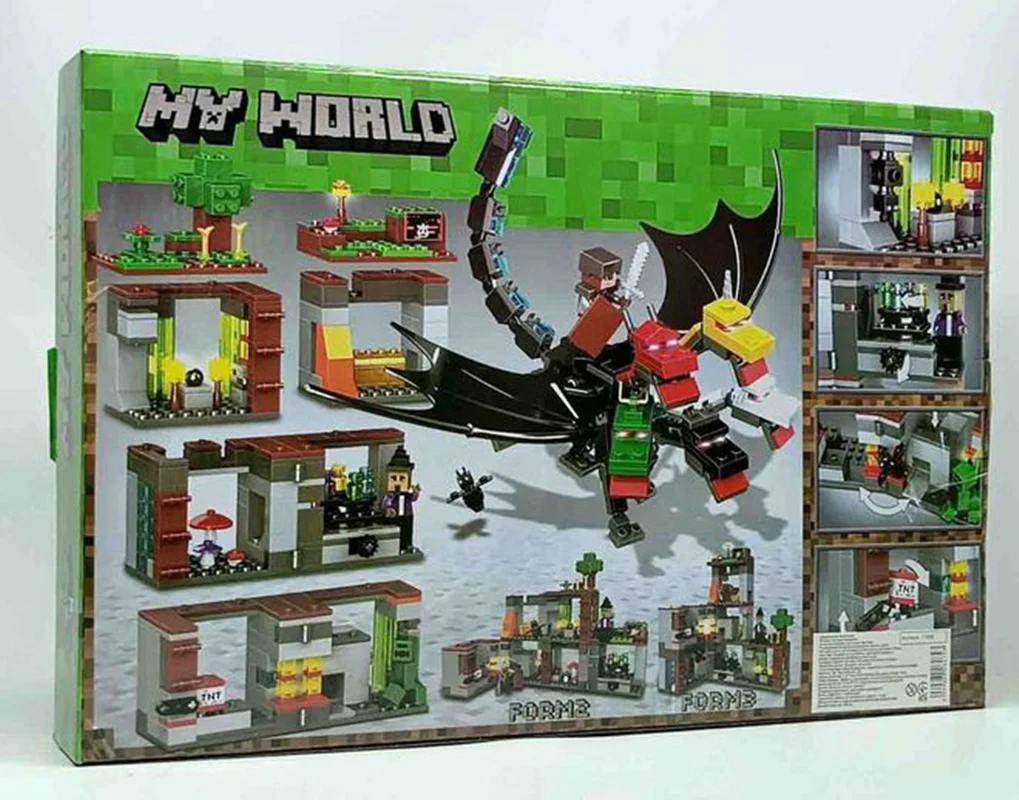 تصویر اصلی لگو مای ورلد ماینکرفت مدل Five Headed Dragon Attack 11268