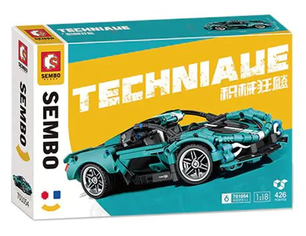خرید لگو سمبو بلاک تکنیک «ماشین مسابقه جگوار» Sembo Block Lego Techniaue 701054