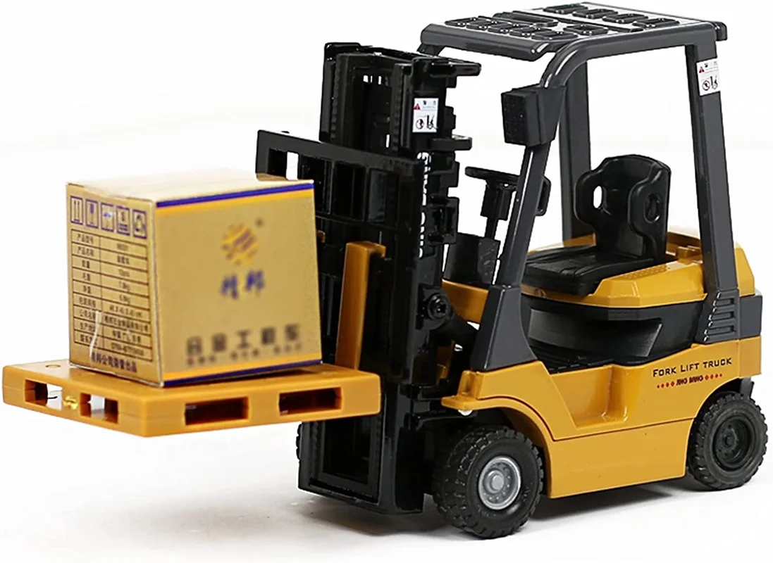 ماکت فلزی جینگ بنگ «ماشین لیفتراک بالابر» Jing bang Diecast Fork Lift Truck