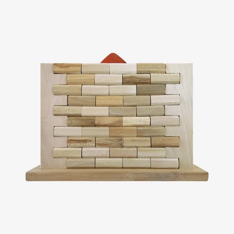 چیدن بازی فکری دیوار چوبی Wooden Wall game