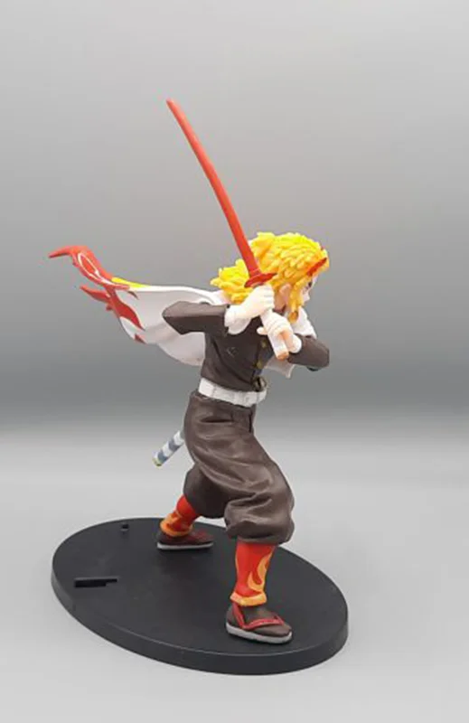 خرید فیگور انیمه شیطان کش «نکیوجورو رنگوکو، رنگوک سان»  Anime Series Demon Slayer Kyojuro Rengoku Figure