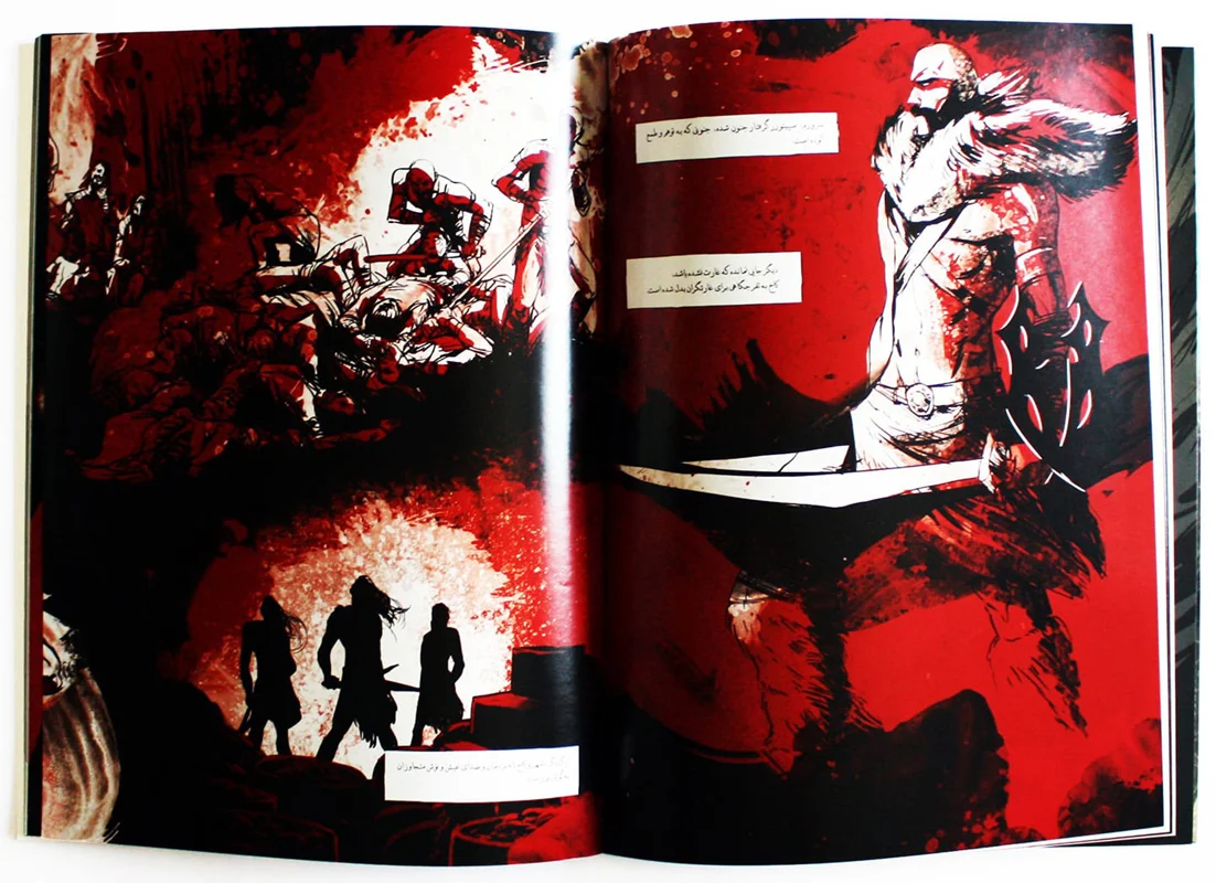 خرید کتاب مصور، کتاب کمیک، رمان مصور آخرین داستان «طلوع جمشید جلد 1 و 2 چرخه اول» Illustrated Novel of the Last Story Rise Of Jamshid Volume 1 and 2